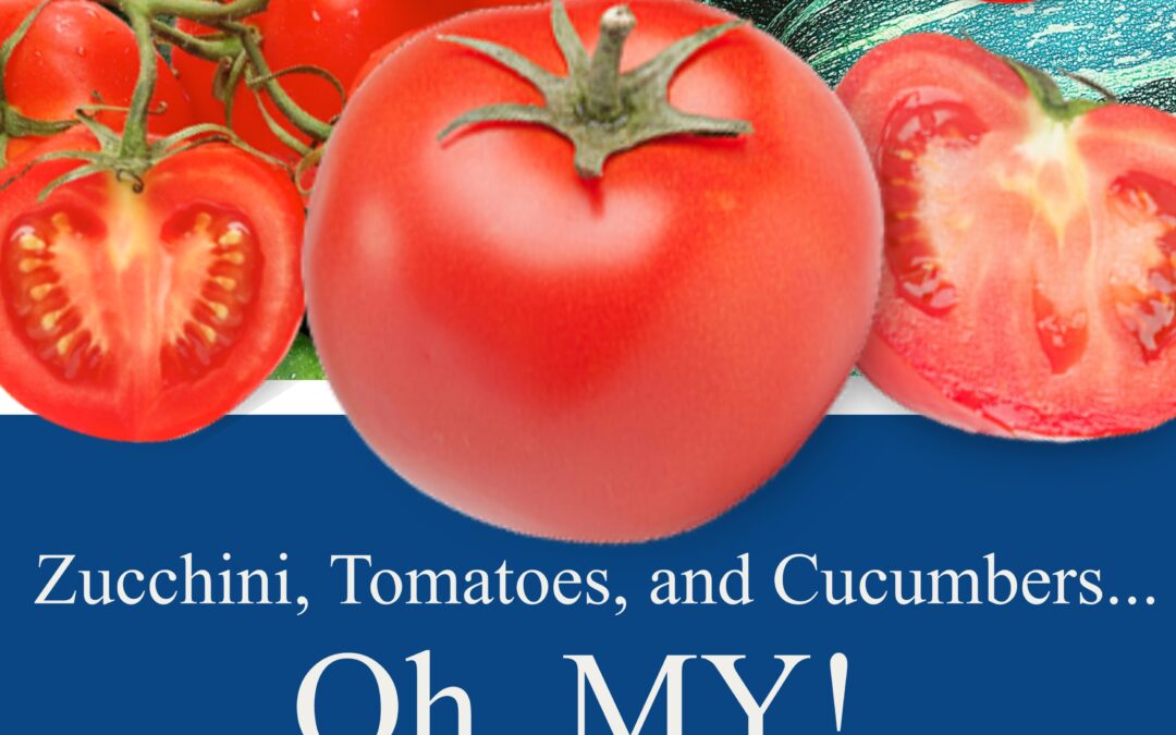 Zucchini, Tomatoes, and Cucumbers… Oh, MY!