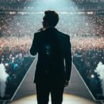 Singer on Stage